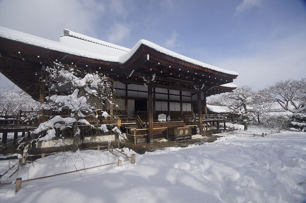 雪の天龍寺