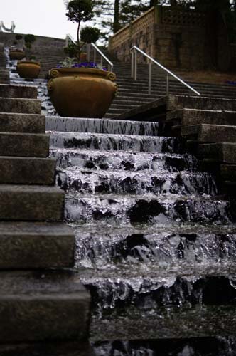階段の水路